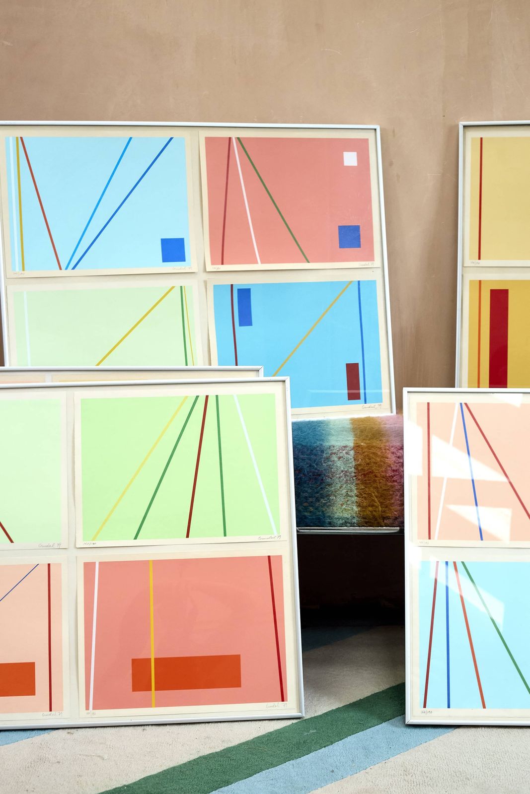 Göran Gimdal C.1979 'Abstract Lithographs. Perfect Gallery Piece. photo 3330.0