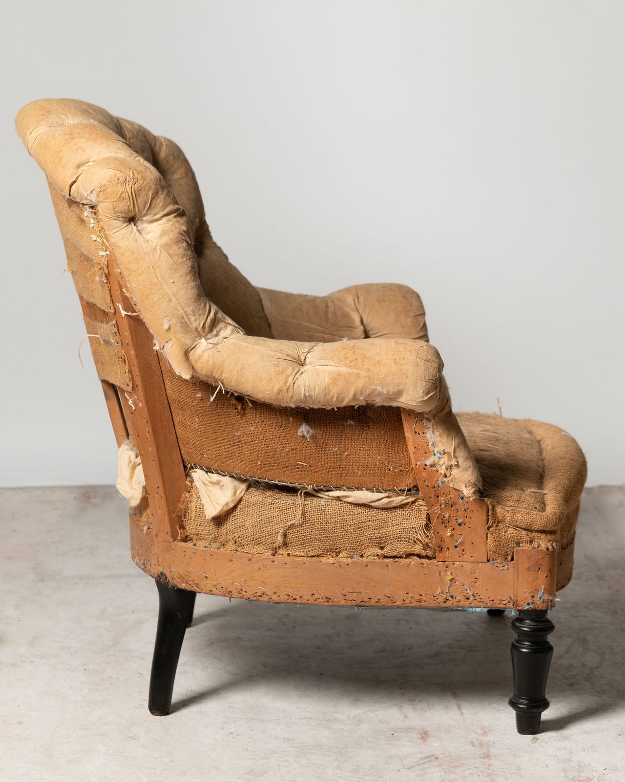 Napoleon III French Chair, 1800s photo for sale