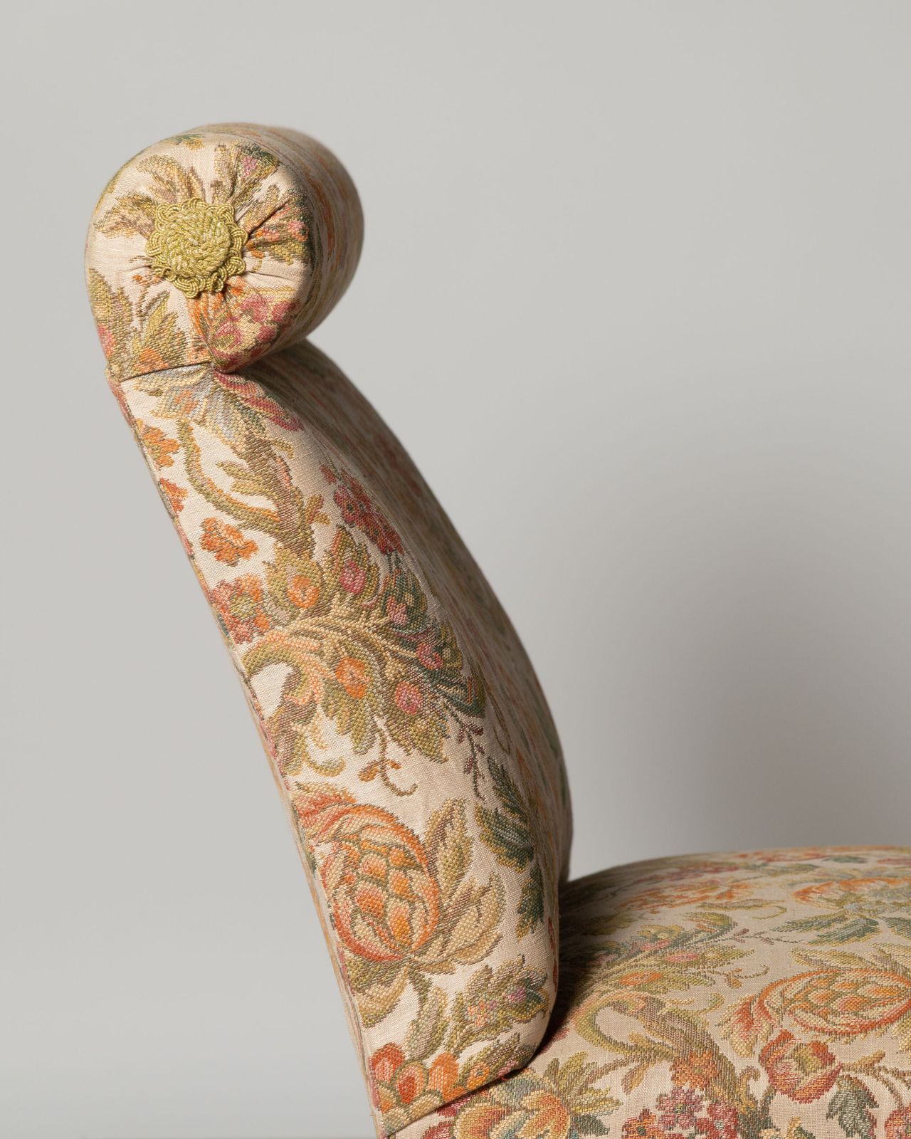 Antique French Slipper Chair, For Upholstery photo 627.0