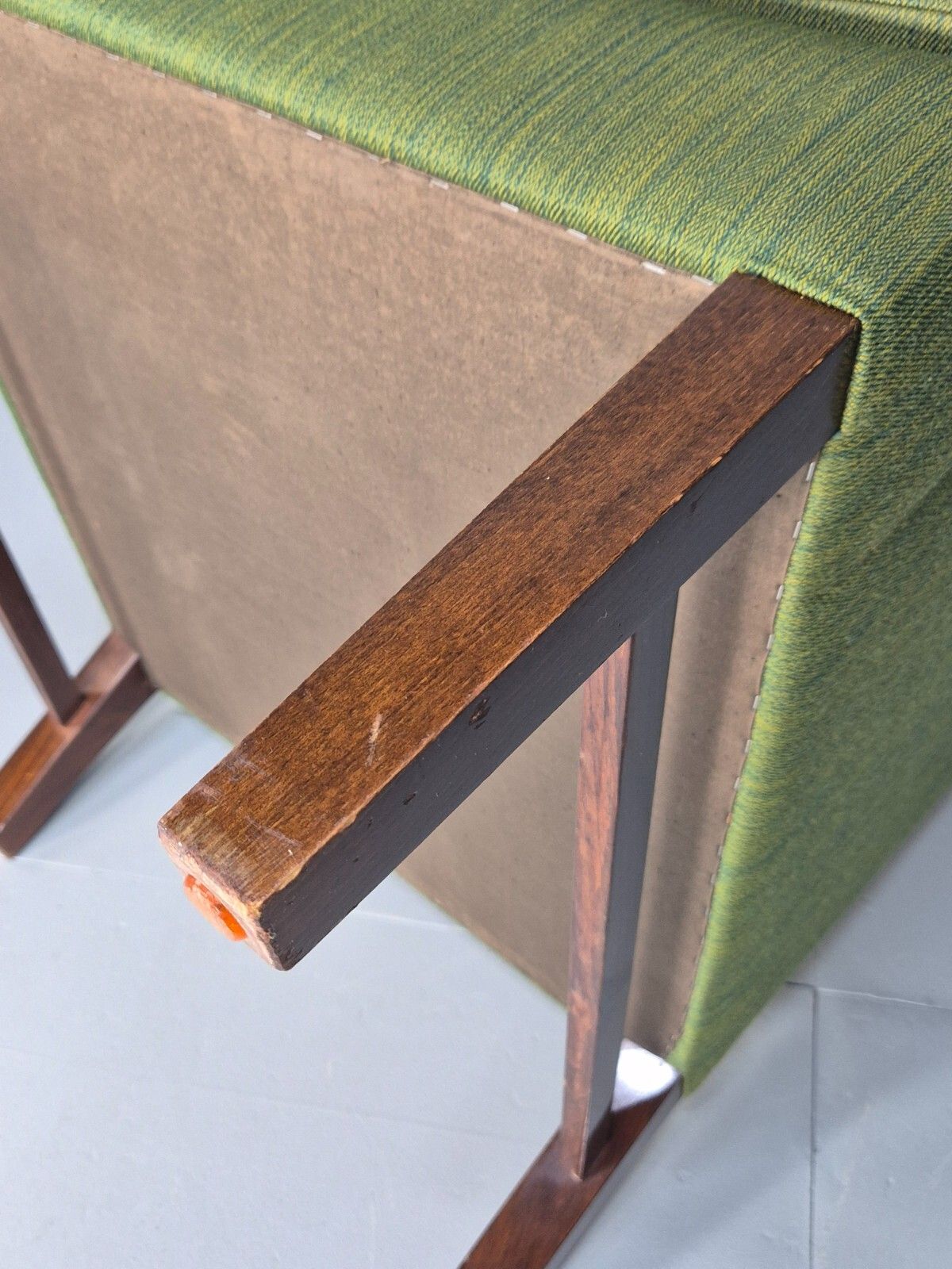 Vintage Danish Wing Back Lounge Chair 1960s Green Mid Century Retro  Eb9652 Mnor photo buy