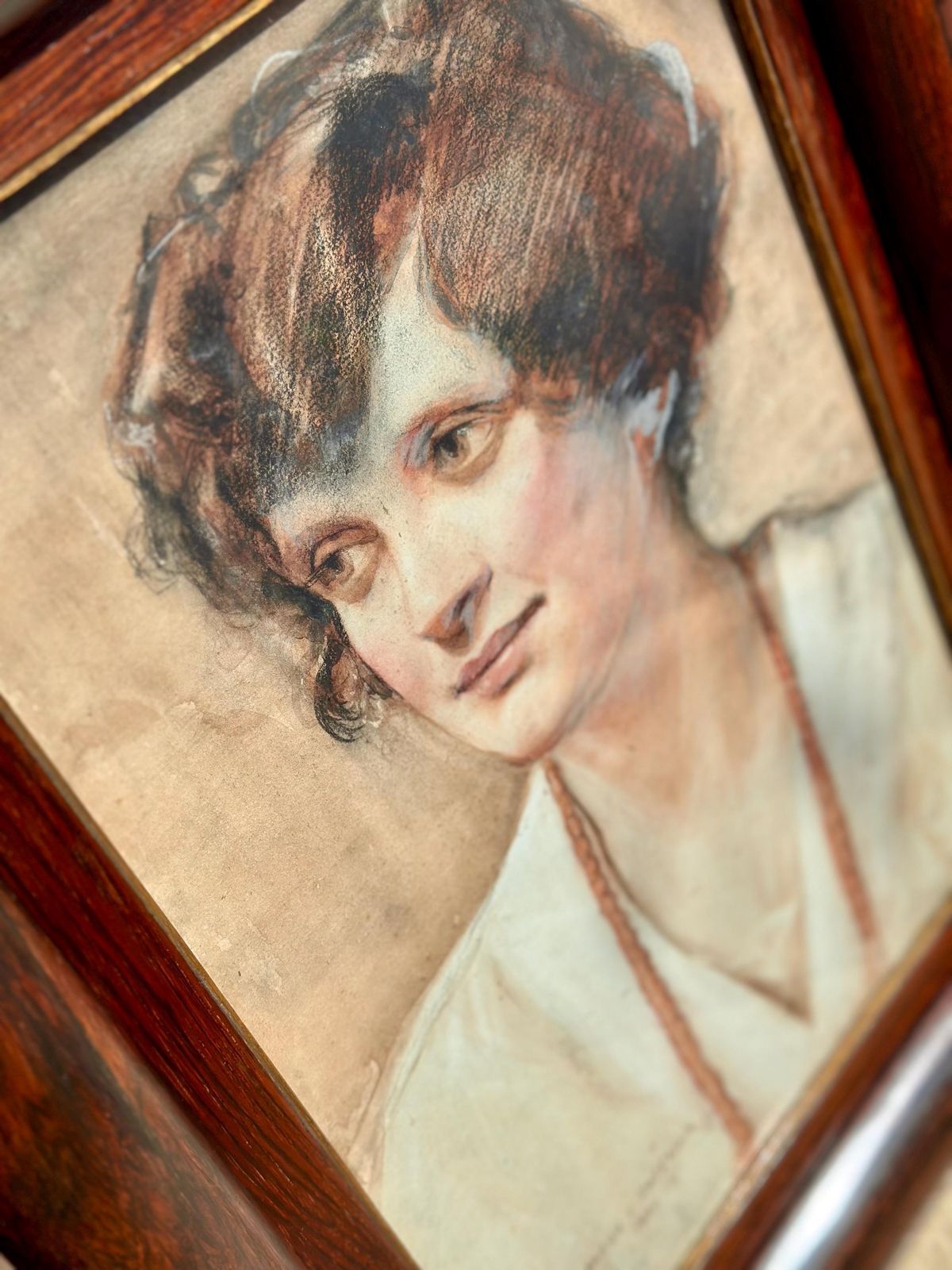 Hamish Paterson Watercolour Of A Beautiful Young Woman Dated And Signed 1920 photo 1250.0