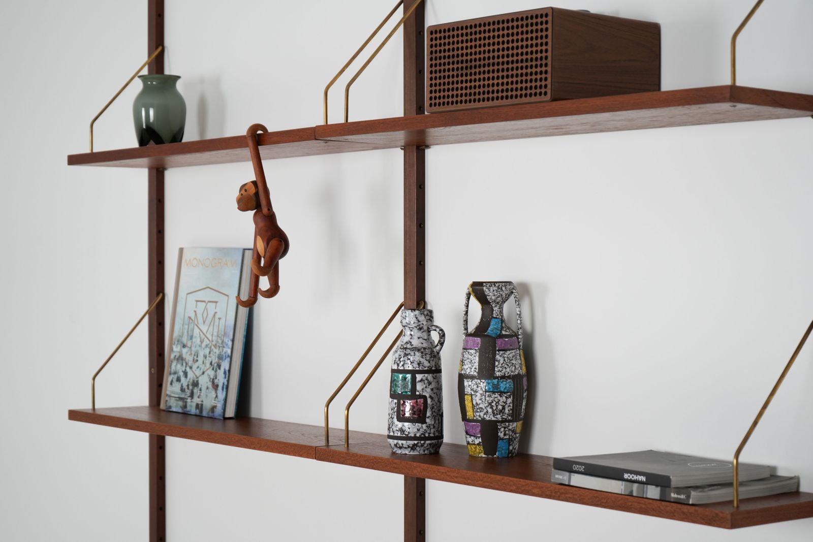 Teak System Bookcase Ps System, Danish Design, 1960s, Designer: Preben Sorensen, Production: Randers Møbelfabrik photo buy