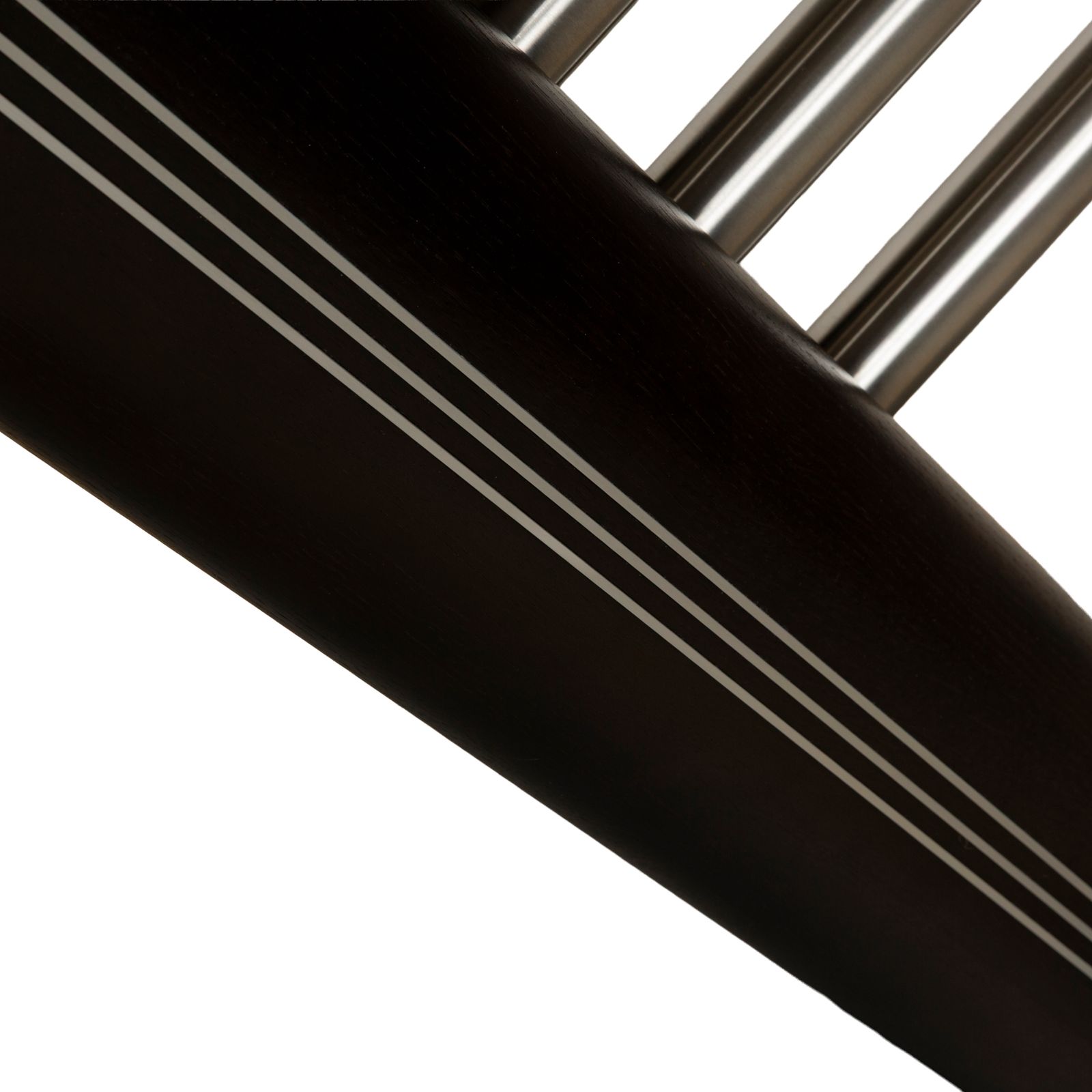 Musterring Rosario Glass Dining Table Dark Brown Wood Metal photo Furniture