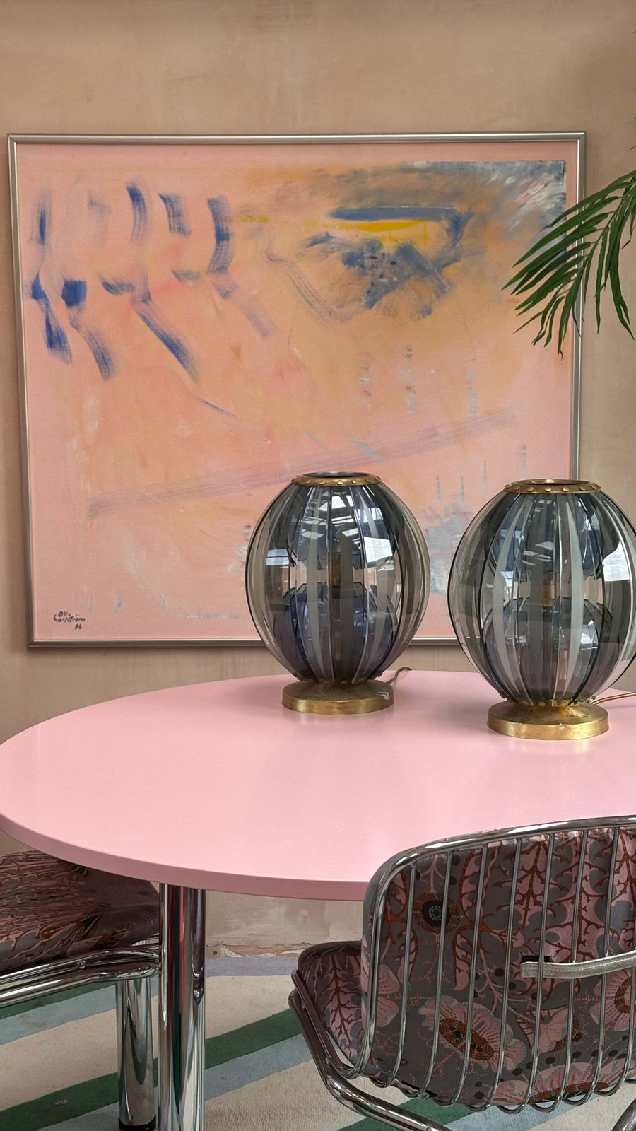 Olle Karlström Pink Memories C.1996 Oil On Canvas photo for sale
