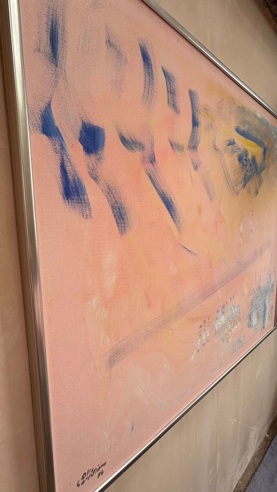 Olle Karlström Pink Memories C.1996 Oil On Canvas photo Art