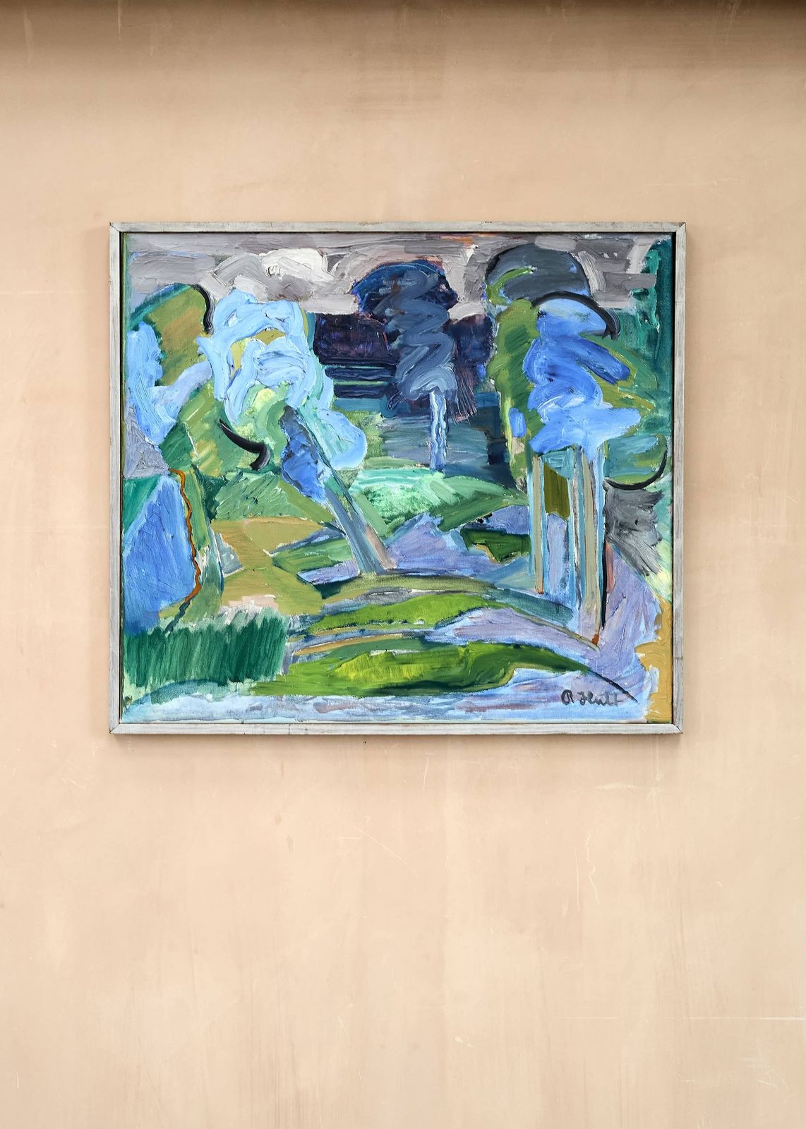 Ragnar Hult C.1962 'Morning Light' Oil On Canvas