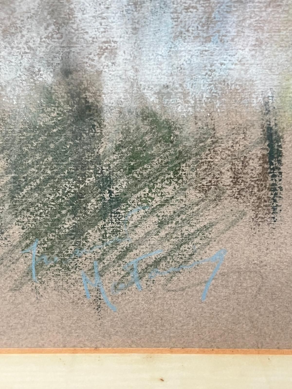 'Refreshements', By Franco Matania, Pastel And Charcoal photo vintage