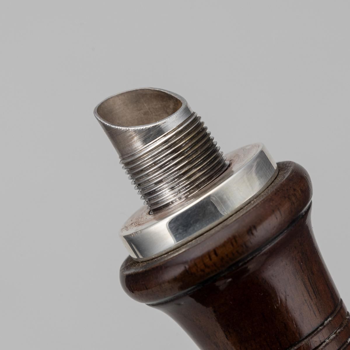 Novelty 20thc Silver Plated Skittle Bell Cocktail Shaker, Mappin & Webb C.1930 photo Home Decor