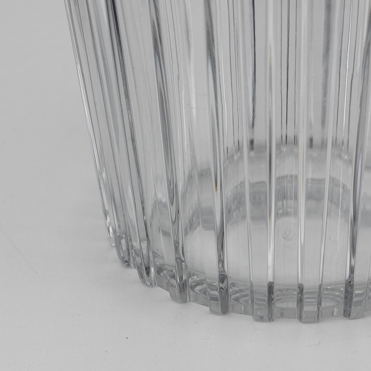 photo furniture Stunning 20th Century French Silver Plated & Baccarat Glass Wine Cooler C.1960