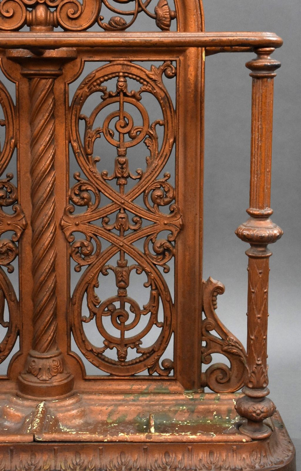 Victorian Cast Iron Stick Stand By Falkirk Foundry (C.1880) photo buy