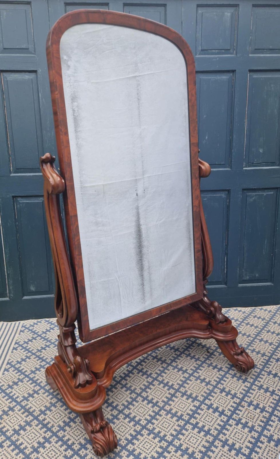 Victorian Cheval Mirror, 1800s