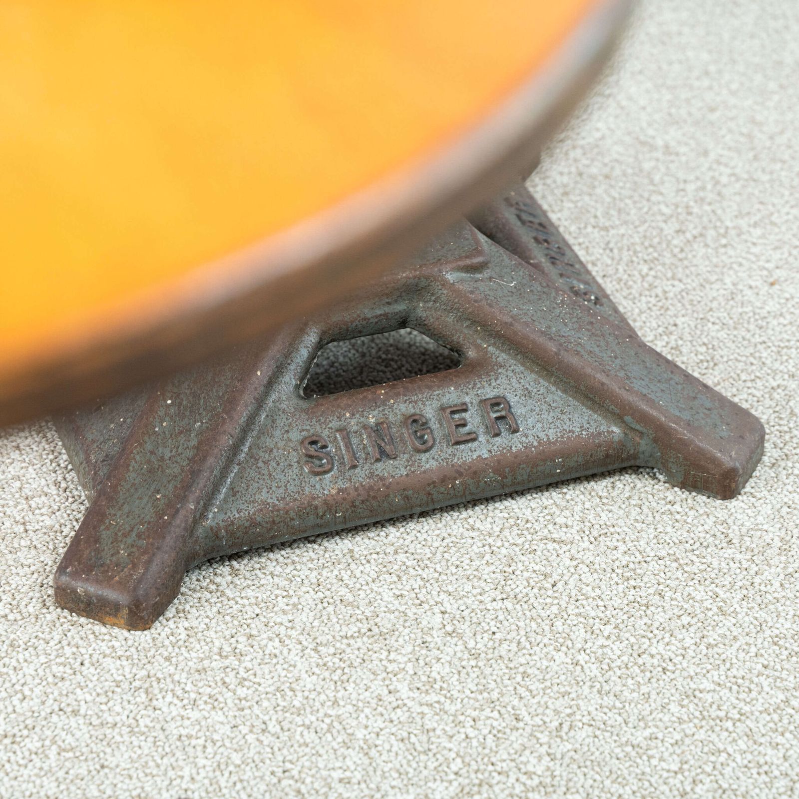 Run Of 6 Singer Machinist Chairs photo for sale