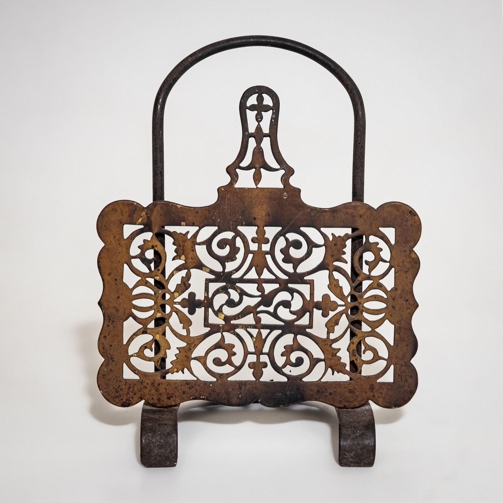 Andirons With Fireplace Tools, Late 19th Century photo 1050.0