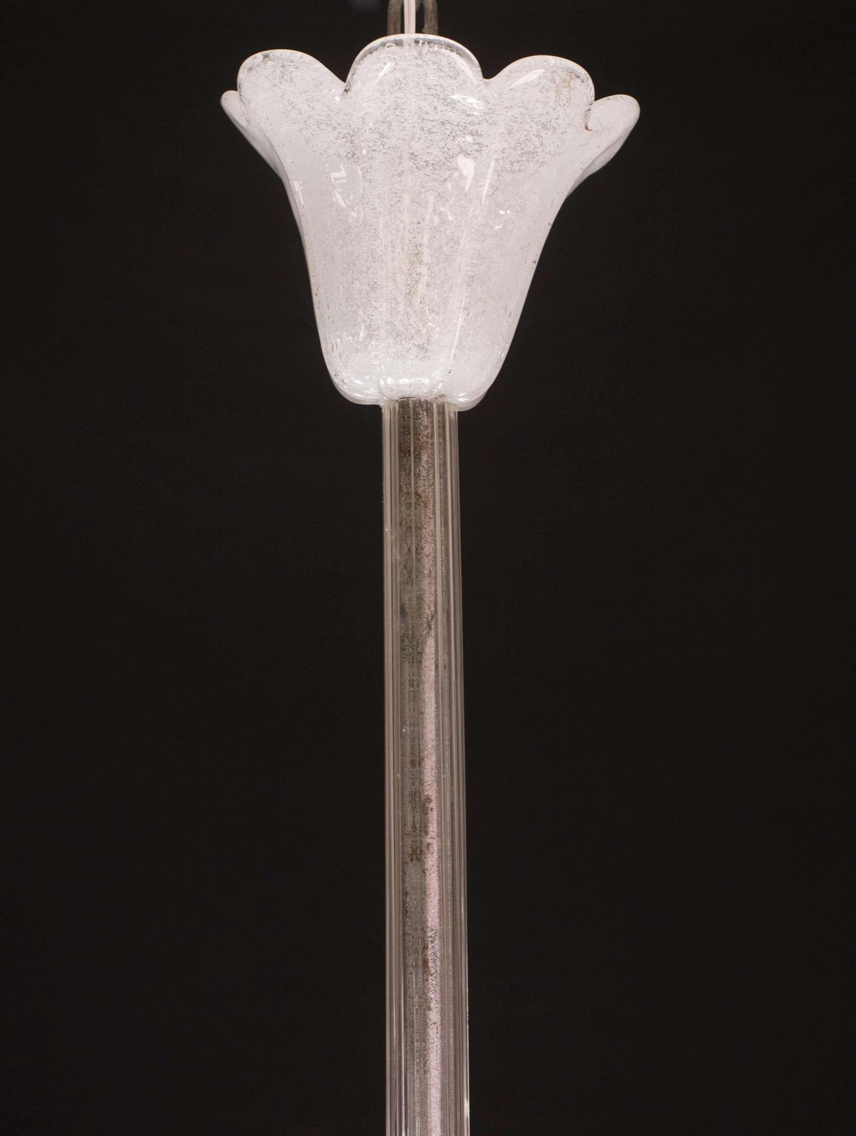 photo for sale Mid Century Murano Pulegoso Glass Lantern By Seguso, 1950s