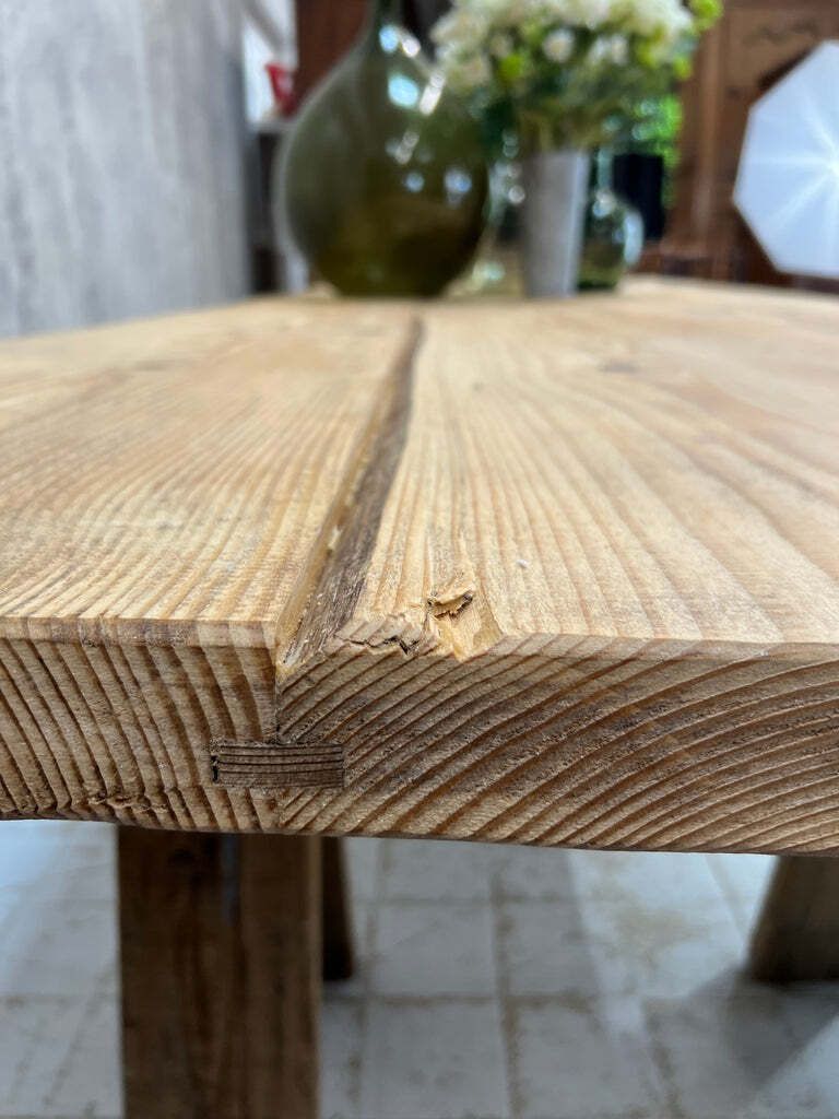 285cm Solid Pine Trestle Dining Table photo buy