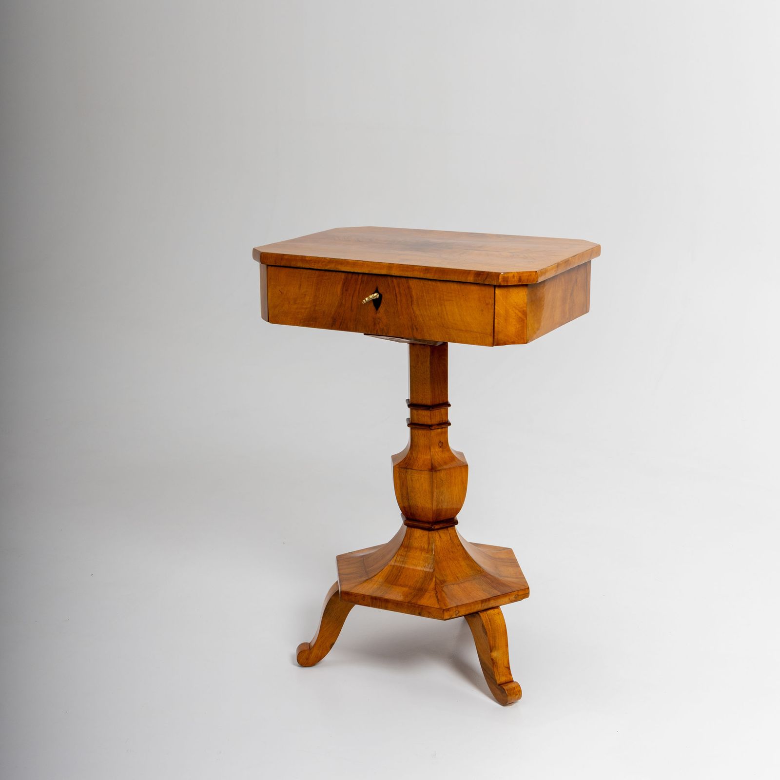 Biedermeier Sewing Table, Circa 1820 photo vintage