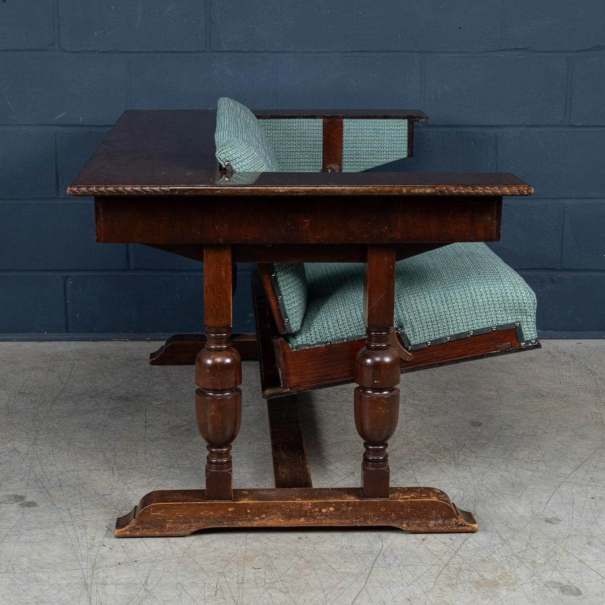 20thc English Metamorphic "Settee Table" By R. Hamp & Co, Northampton C.1930 photo vinterior