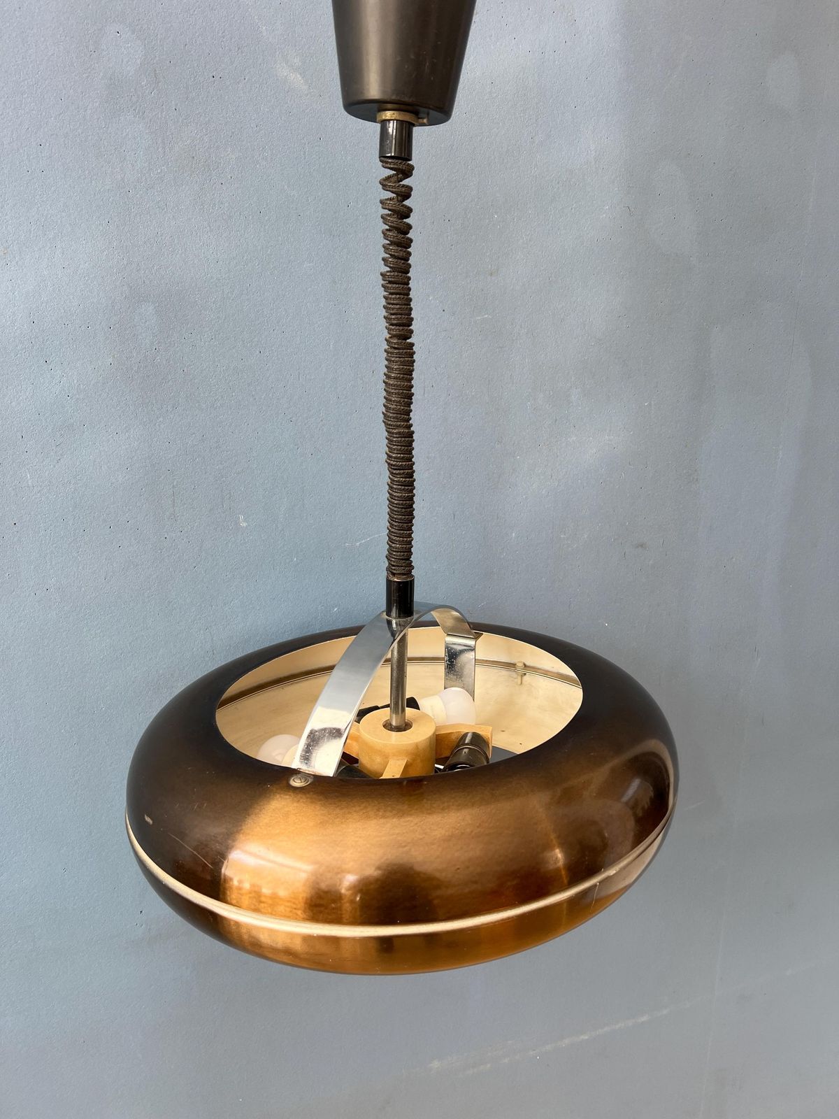 Vintage 'Copper' Ufo Hanglamp photo vinterior