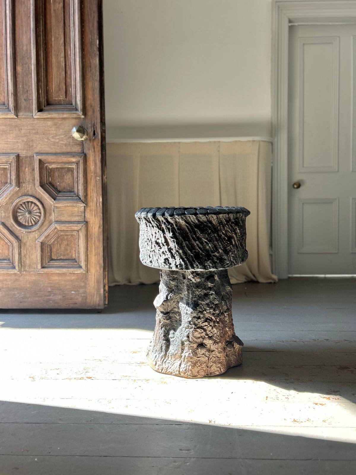19th Century Faux Bois Wine Cooler Or Planter photo for sale