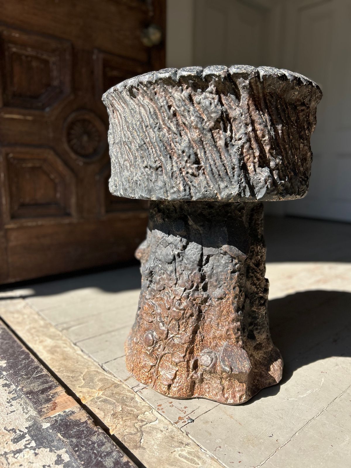 19th Century Faux Bois Wine Cooler Or Planter photo vinterior