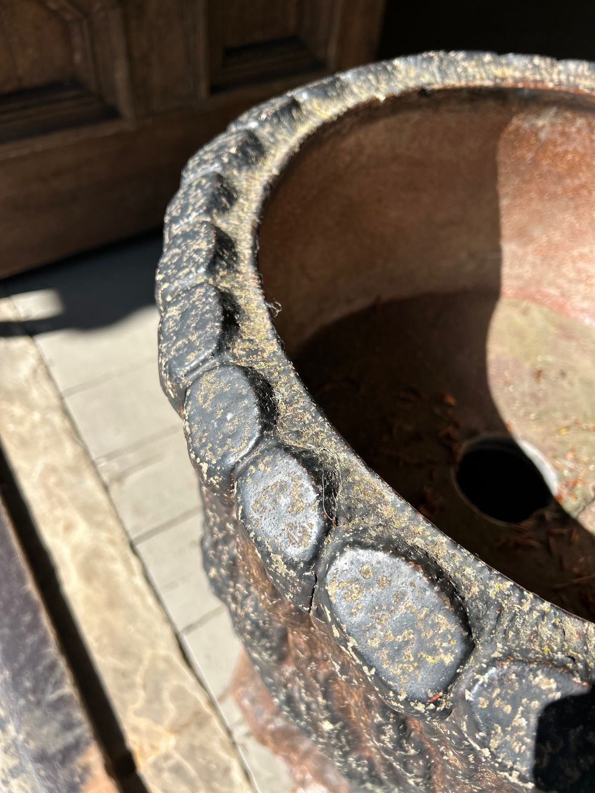 19th Century Faux Bois Wine Cooler Or Planter photo buy
