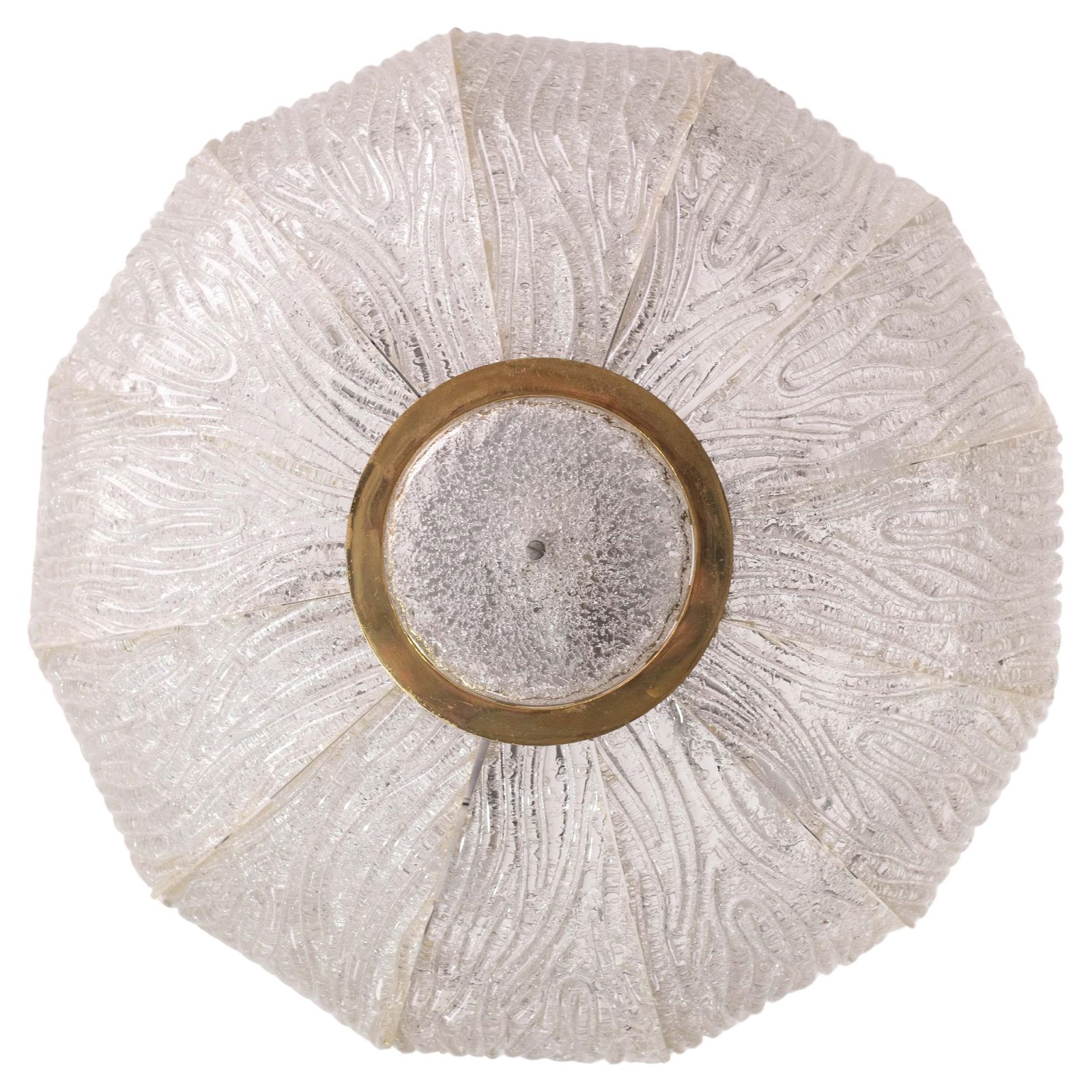 Luxurious Murano Glass Ceiling Lamp Model Royal By Barovier E Toso, 1970s