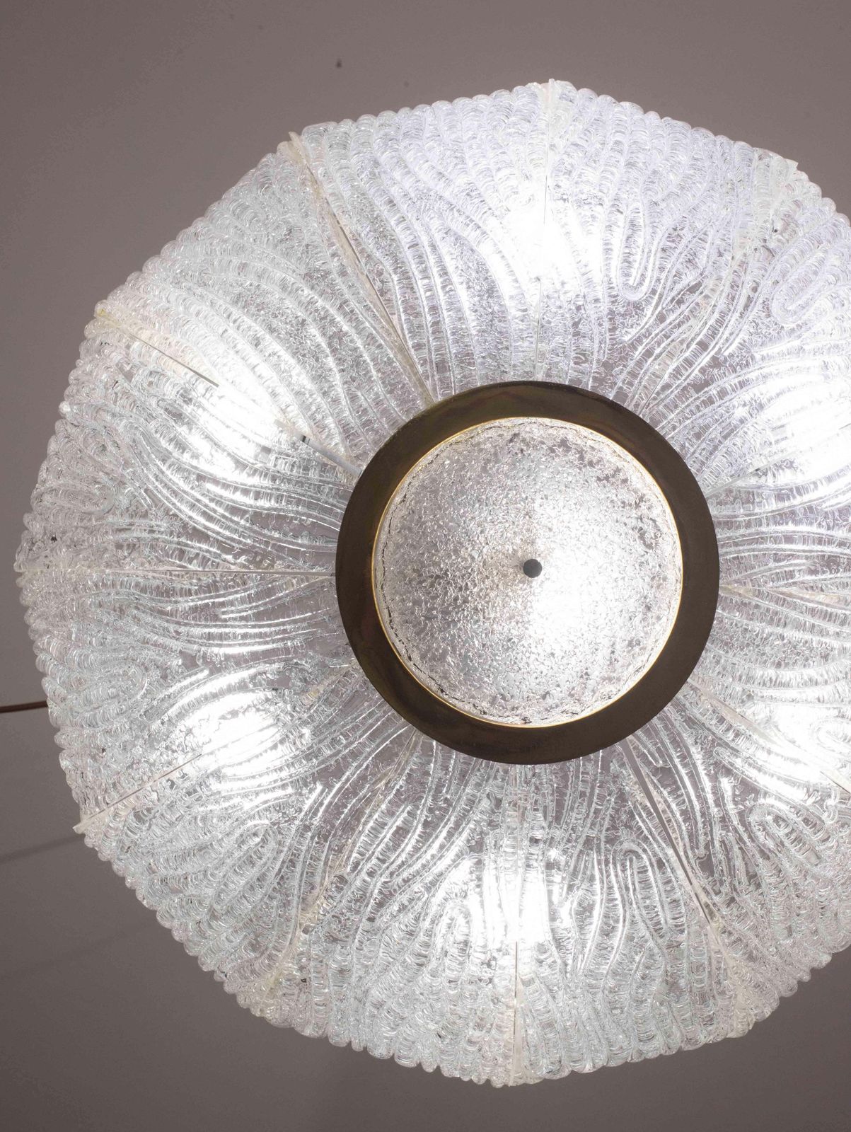 photo furniture Luxurious Murano Glass Ceiling Lamp Model Royal By Barovier E Toso, 1970s