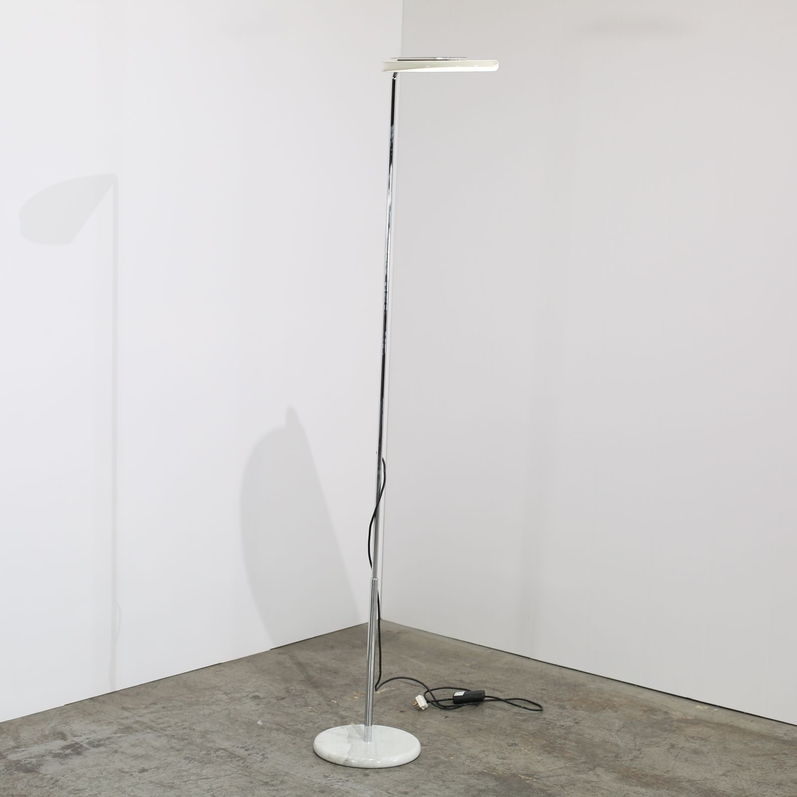Skipper And Pollux 1970s Mezzaluna Floor Lamp By Bruno Gecchelin photo for sale