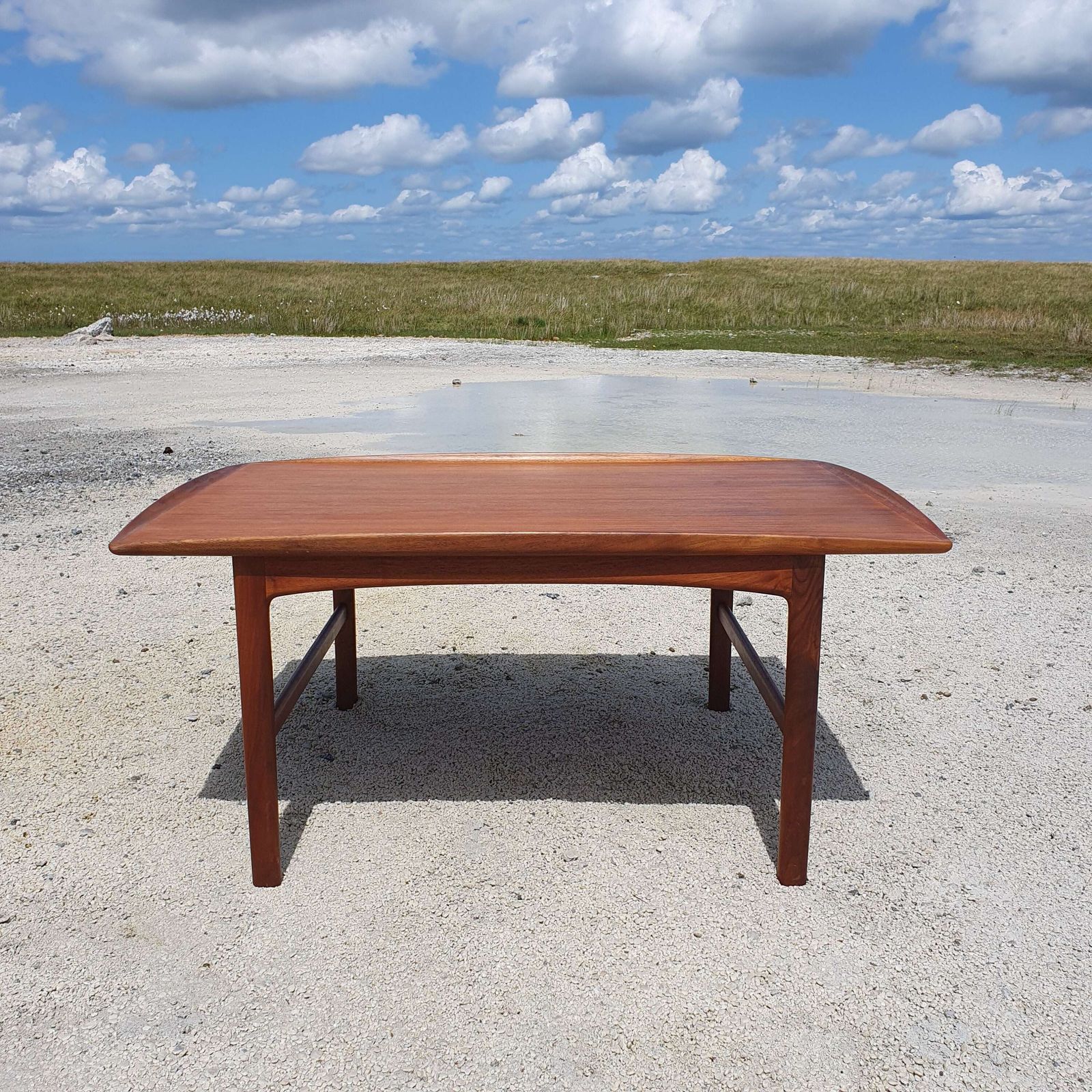 A Mid Century Teak "Frisco" Coffee Table Designed By Folke Ohlsson For Tingstroms, Sweden photo furniture