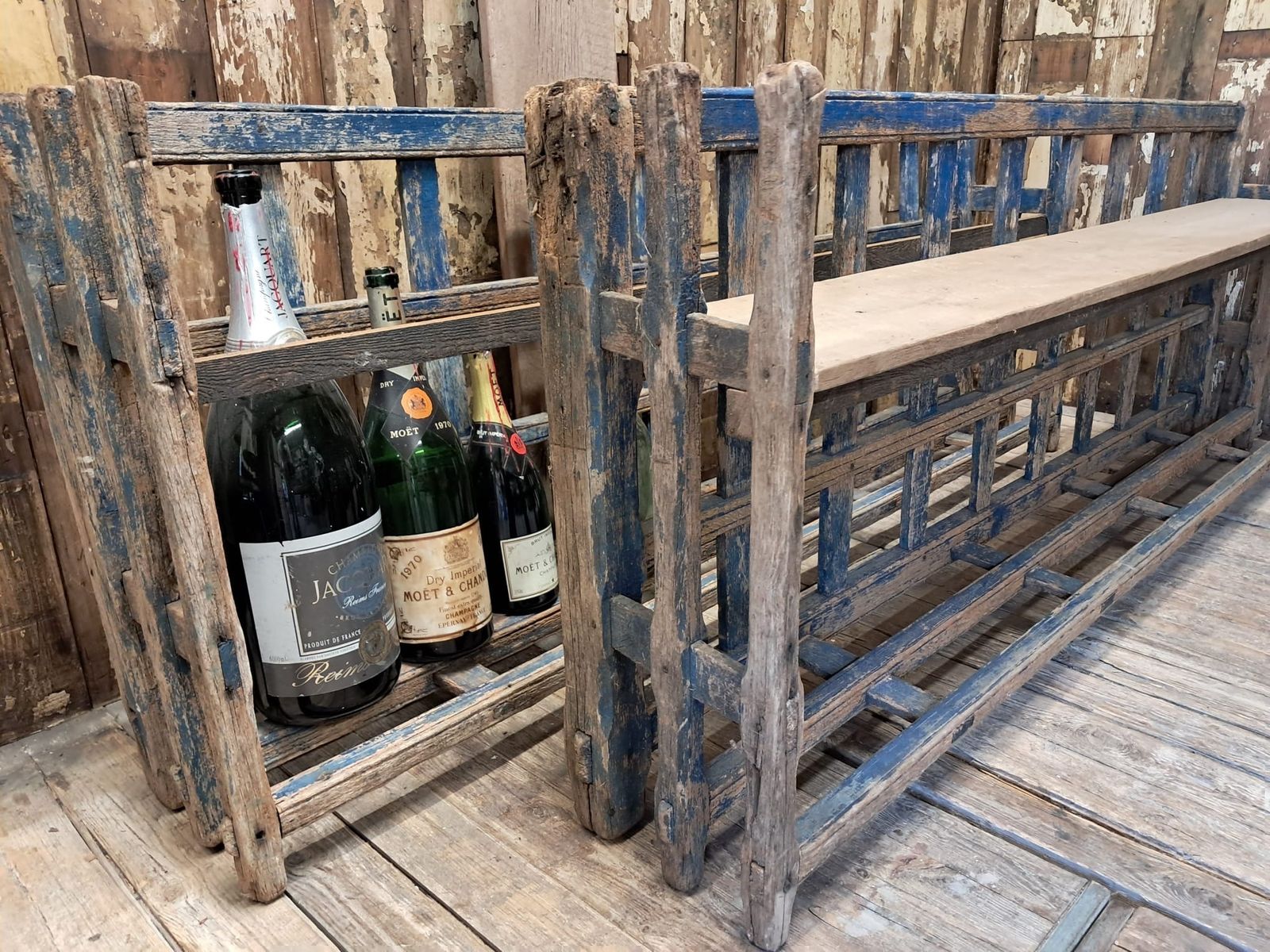 photo for sale Rustic Haycart Shelves