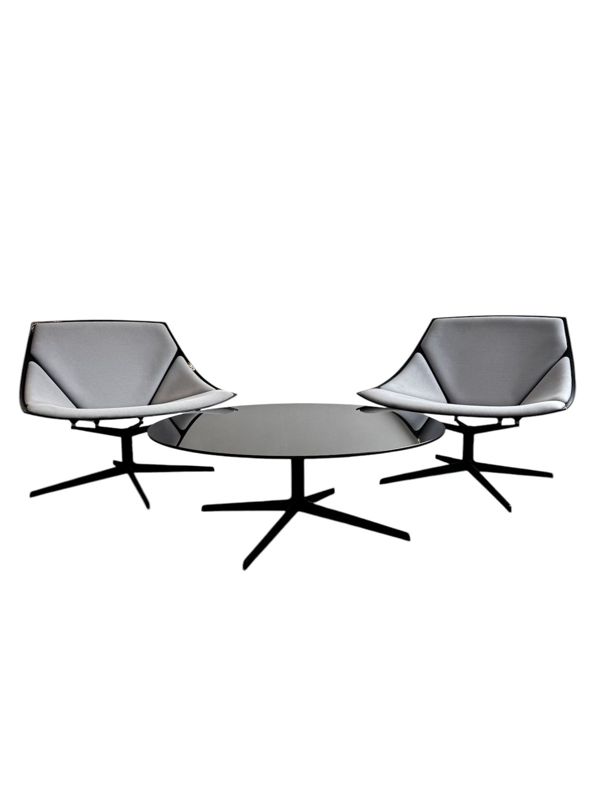 photo buy Republic Of Fritz Hansen Coffee Table And Two Space Chairs Home Office Lounge