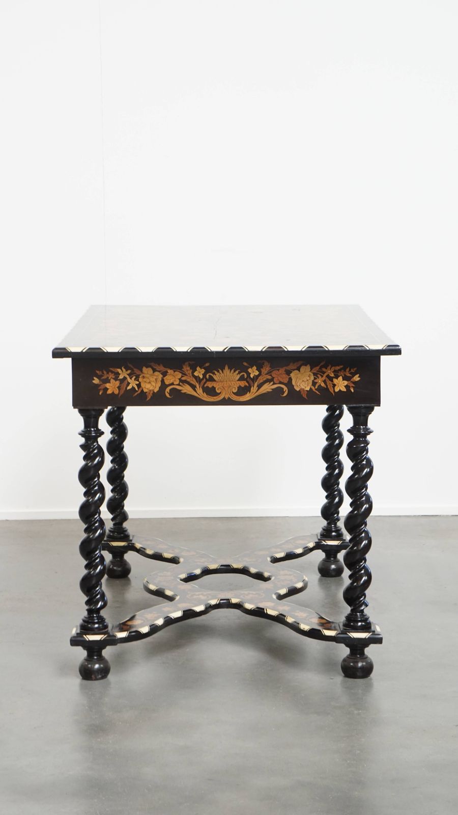 Beautiful And Graceful, Antique 19th Century Dutch Marquetry Table photo furniture