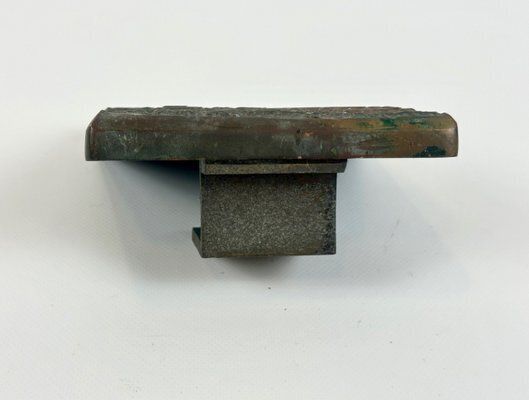 Brutalist Bronze Push And Pull Alpana Door Handle, 1970s photo 647.0