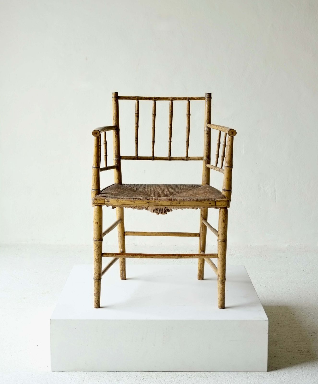 19th Century Faux Bamboo Sussex Chair
