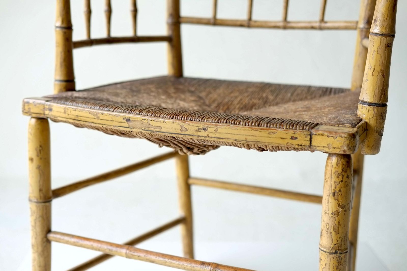 19th Century Faux Bamboo Sussex Chair photo buy