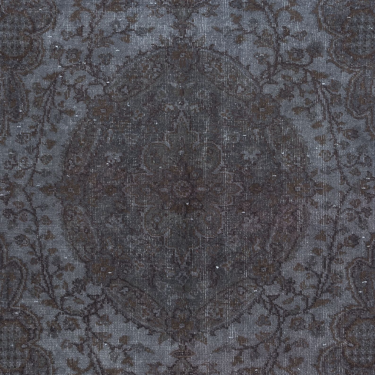 5.4x8.7 Ft Gray Modern Area Rug, Room Size Carpet, Handmade Living Room Carpet photo 402.0
