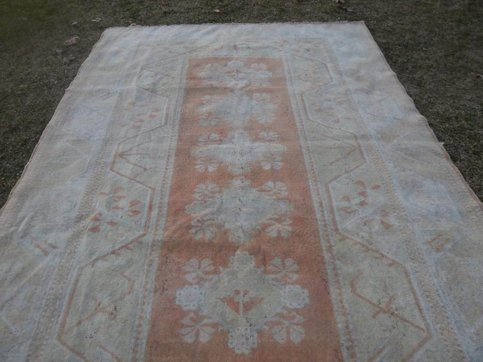Vintage Turkish Wool Rug, 1970s photo for sale