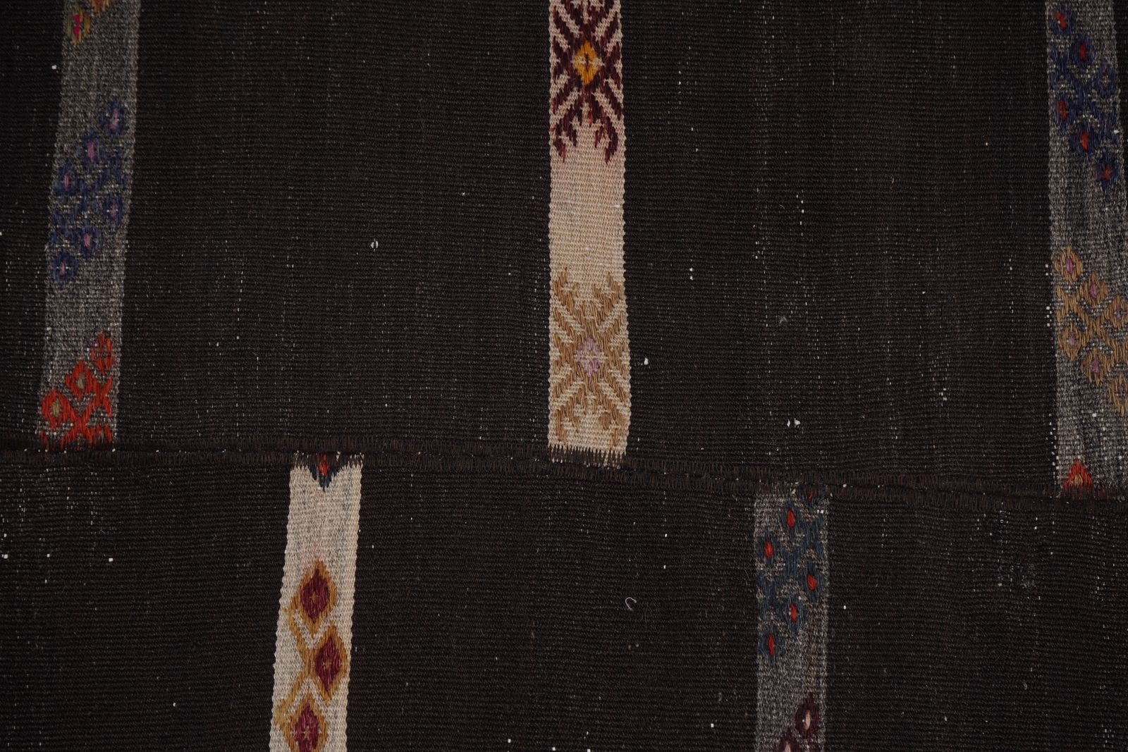 Mid 20th Century Handmade Turkish Flatweave Kilim Gallery Rug 9'5'' X 11'2'' photo vinterior