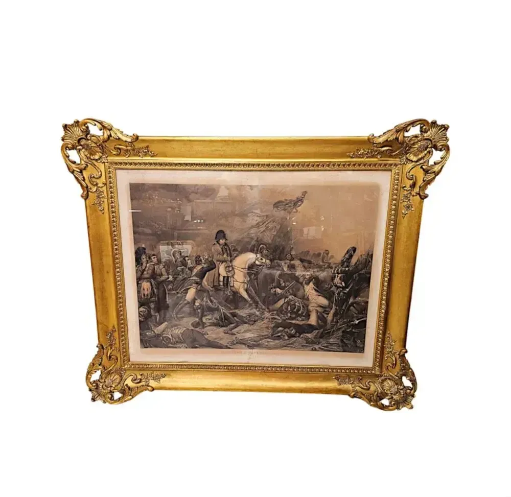 A Very Fine 19th Century Set Of Three Massive Prints Of Napoleon