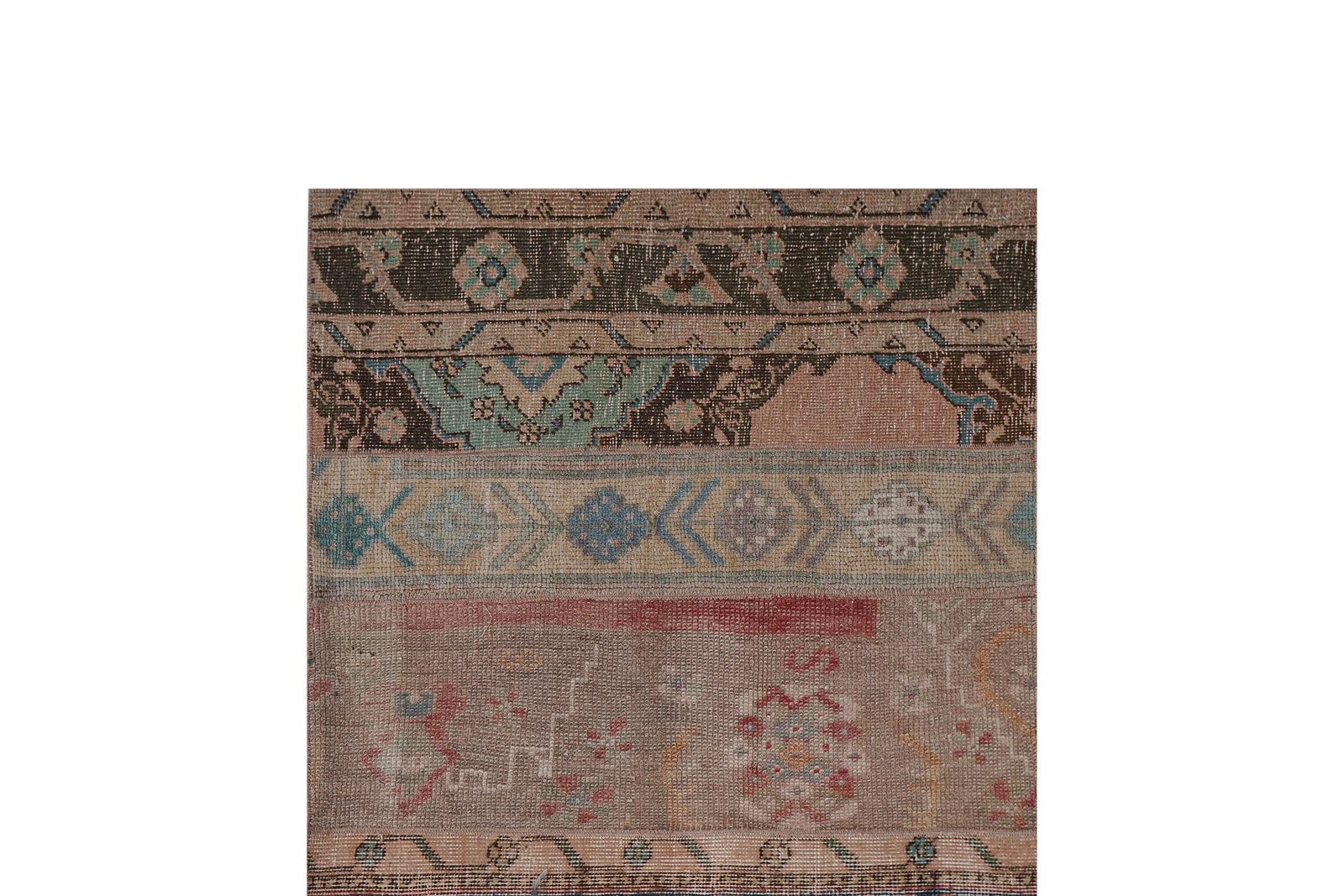 1960s Turkish Oushak Extra Long Runner With Mid Century Modern Style 2'5'' X 63'1'' photo furniture