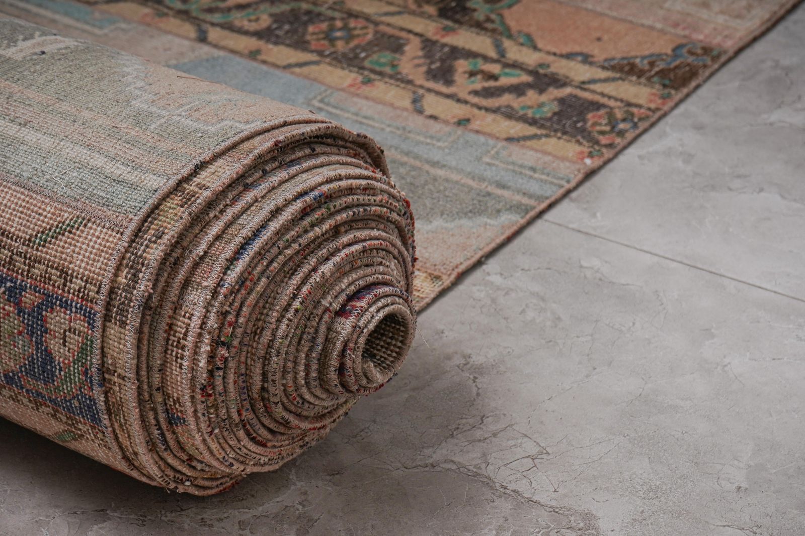 Textiles 1960s Turkish Oushak Extra Long Runner With Mid Century Modern Style 2'5'' X 63'1'' photo