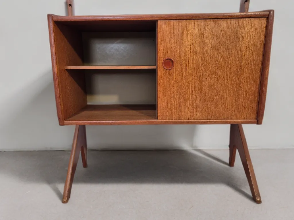 Furniture Freestanding Shelving Unit Ergo, Scandinavian Mid Century 1960s photo