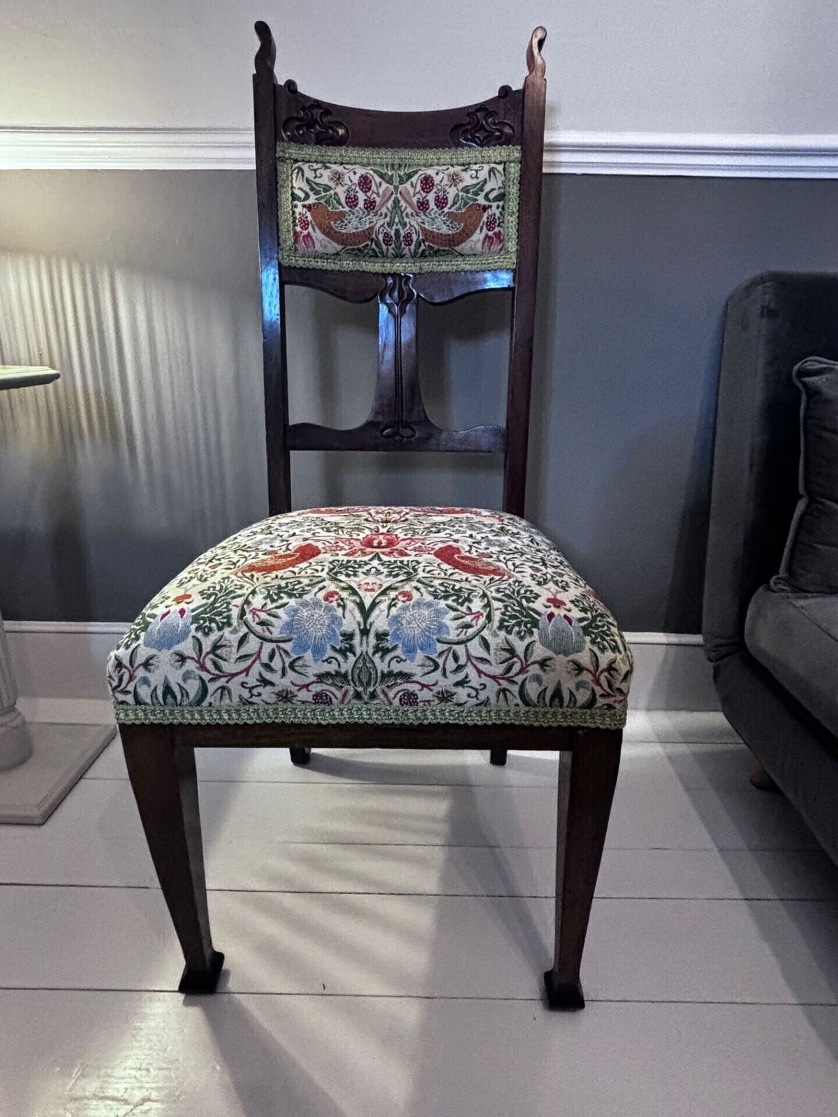 Beautifully Restored Art Nouveau Salon Chair Circa 1880 1910 photo furniture