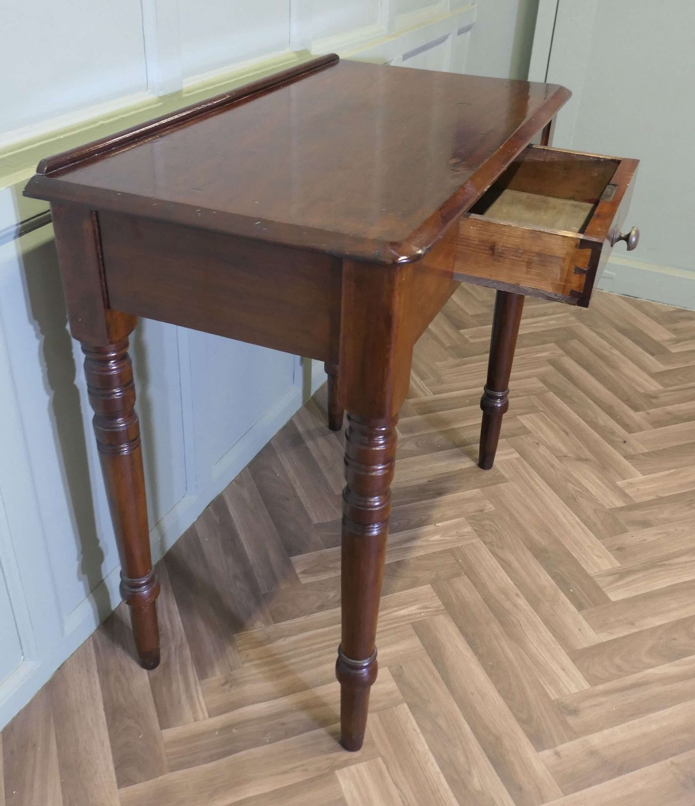 A Small Victorian Mahogany Hall Table Or Reception Table photo for sale