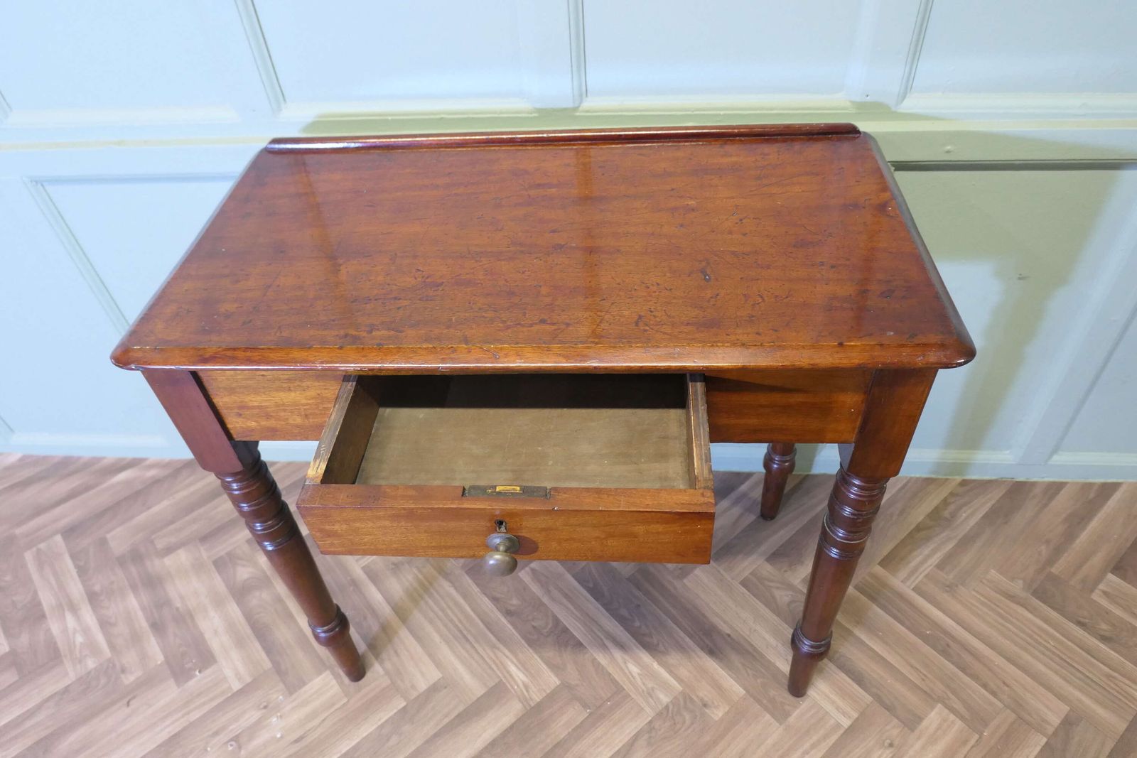 A Small Victorian Mahogany Hall Table Or Reception Table photo 840.0