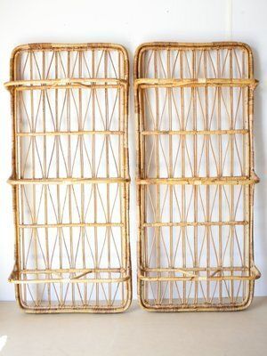 Mid Century Modern Rattan Pedig Daybed From Uluv, 1960s, Set Of 2 photo buy