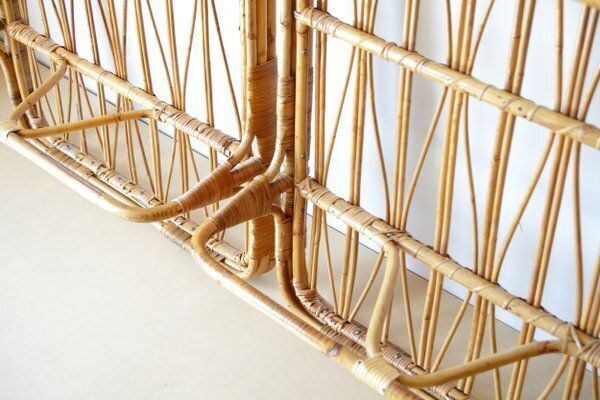Furniture Mid Century Modern Rattan Pedig Daybed From Uluv, 1960s, Set Of 2 photo