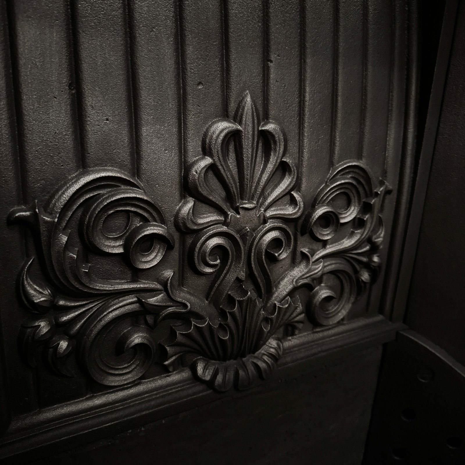 Antique Cast Iron Hob Grate Insert photo for sale