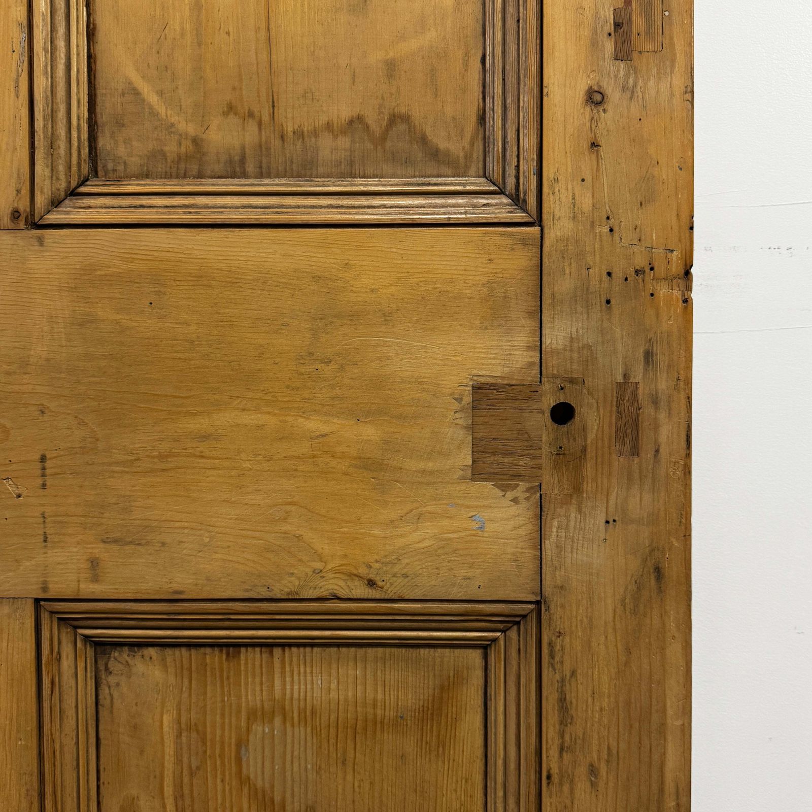 Antique Victorian 5 Panel Door   219cm X 95cm photo furniture