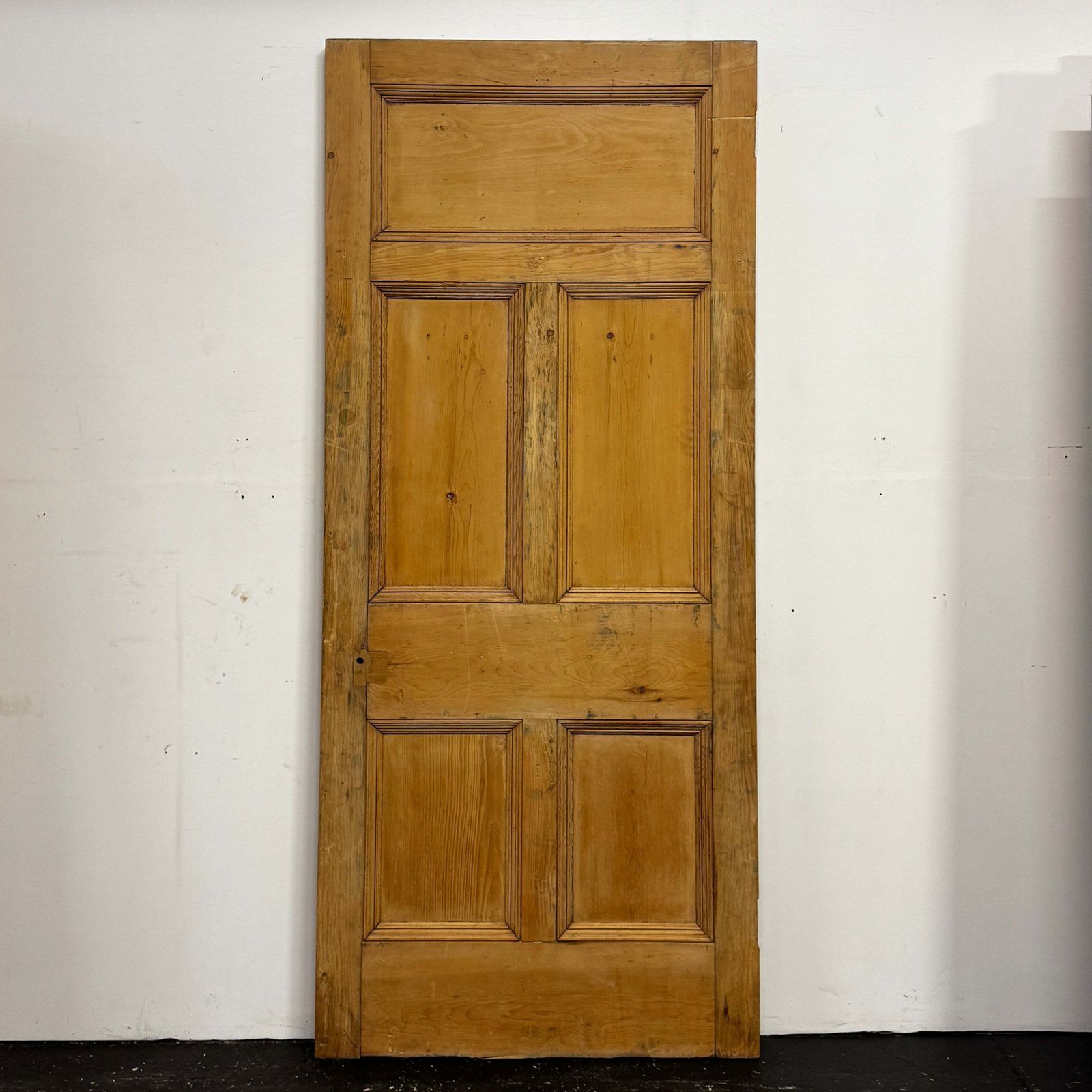 Antique Victorian 5 Panel Door   219cm X 95cm photo buy